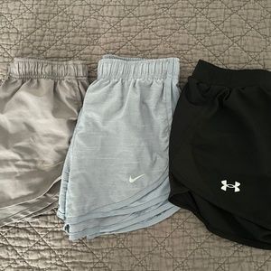 Lot of 3 Dri Fit Woman’s Running Shorts Size XS